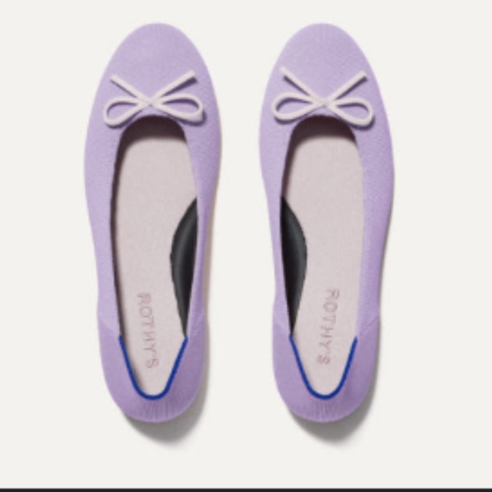 Lavender ballet flats- Rothy’s